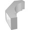 Ekena Millwork 6-in. W x 18-in. D x 30-in. H Merced Architectural Grade PVC Knee Brace BRCP06X18X30MRC - alternate 5